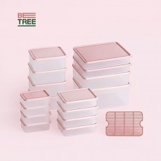 비트리 시즌2 부드럽게 휘어지는 냉동실 냉장고 정리용기 반찬통 17종 스타터세트