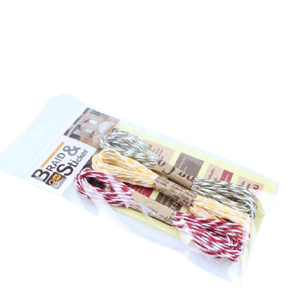 사탕 초콜릿 쿠키 포장용 컬러노끈 페이퍼타이 빵끈