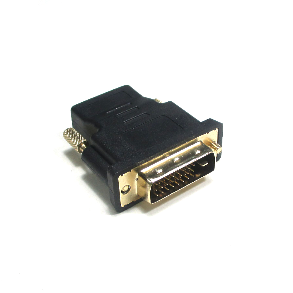 HDMI(F) to DVI(M) 모니터 젠더 커넥터 PC 금도금 AV