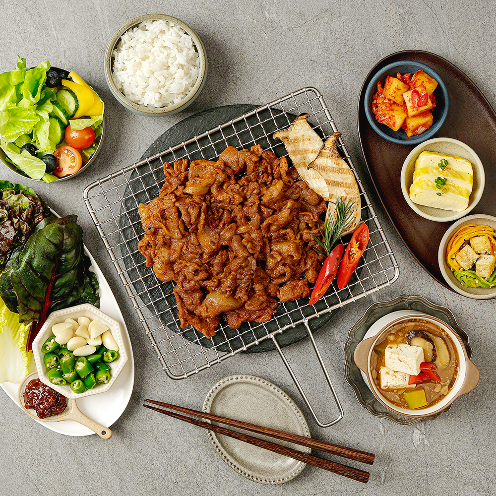 해로식탁 특제비법양념 제육볶음 불고기 돼지양념육 500g X 10팩