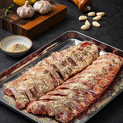 24시간 저온 숙성 립스터 시즈닝 등갈비 550g 골라담기