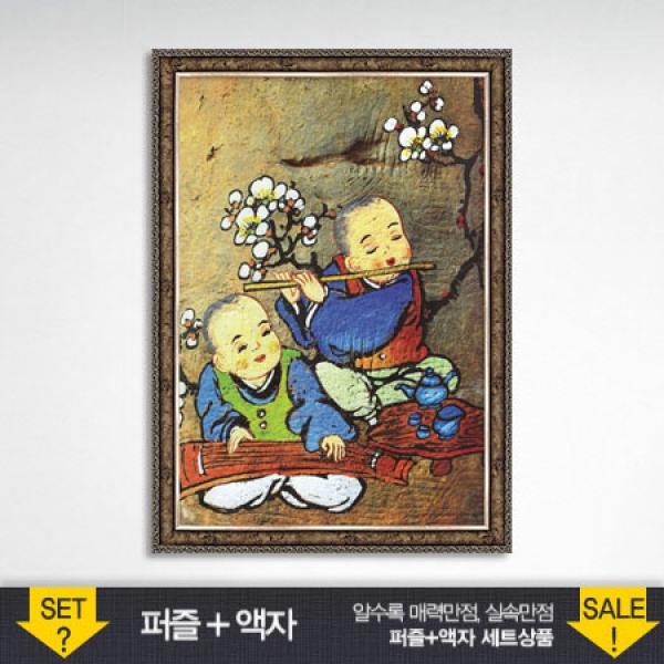 1000피스 직소퍼즐 초연 앤틱실버 액자세트