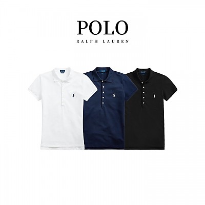 [100%정품] [Polo Ralph Lauren] 폴로랄프로렌 5버튼 여성 PK 반팔(화이트, 네이비, 블랙 / S~XL)