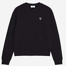 [Maison Kitsune] 메종키츠네 남녀공용 그레이폭스헤드 컴포트핏 맨투맨 (S~XL, 블랙/그레이)