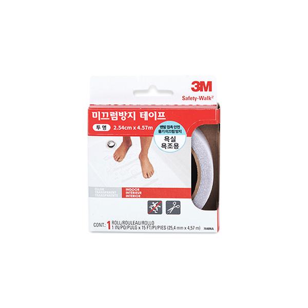 3M 논슬립 미끄럼방지 실내용 투명 7640/욕실/욕조/화장실