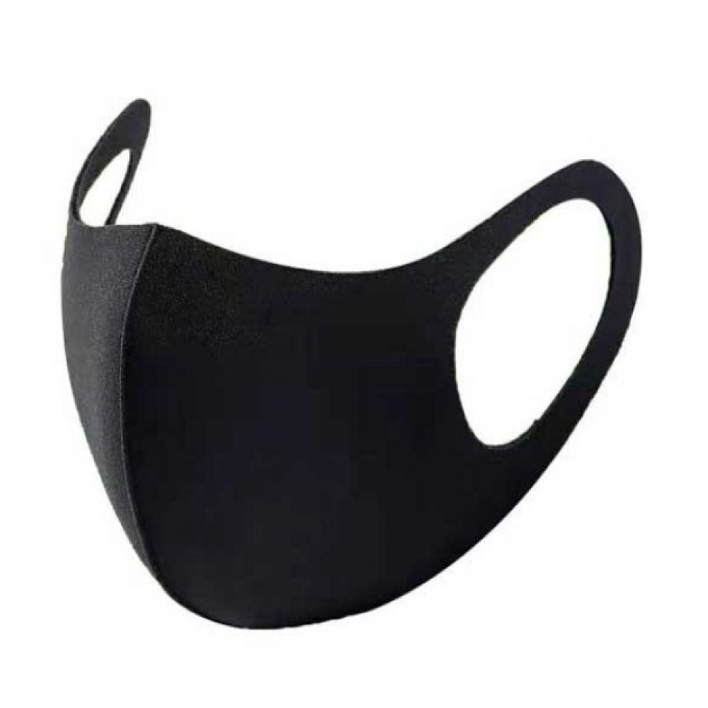 3D 입체 면 패션 블랙 마스크