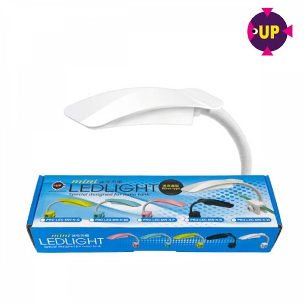 UP 유피 USB 미니 LED 조명 웨이브형 화이트