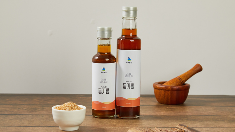 [당일착유] 고창 오복농산 냉압착 국산 참기름 들기름 생들기름 180ml (신선도 보장)