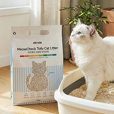 오놀라 미오체크 pH모니터링 고양이 두부모래 2.8kg