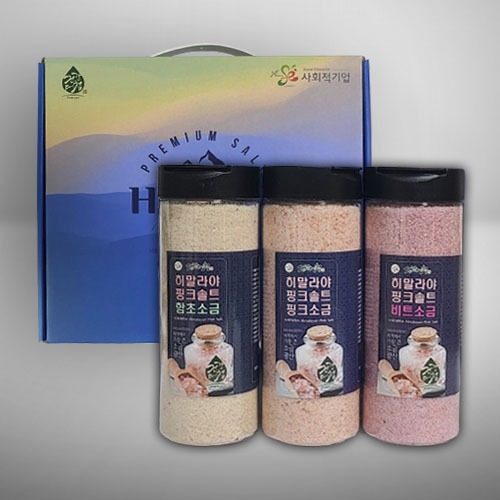 [건강대첩] 케와라 핑크솔트 선물셋트 (280g*3개)