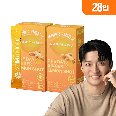 판티오 진저샷 생강차 생강청스틱 임산부 유기농 원데이 28개입,2개