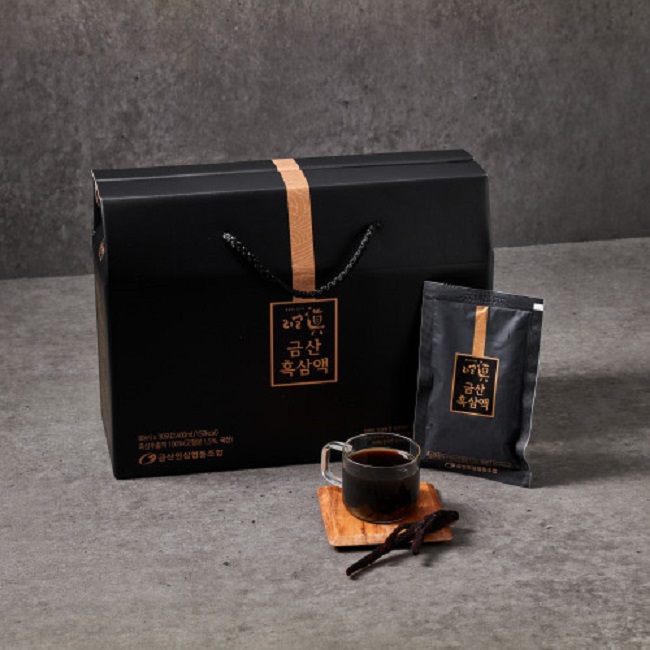 [금산인삼협동조합]리얼진 금산 흑삼액 80ml × 30포