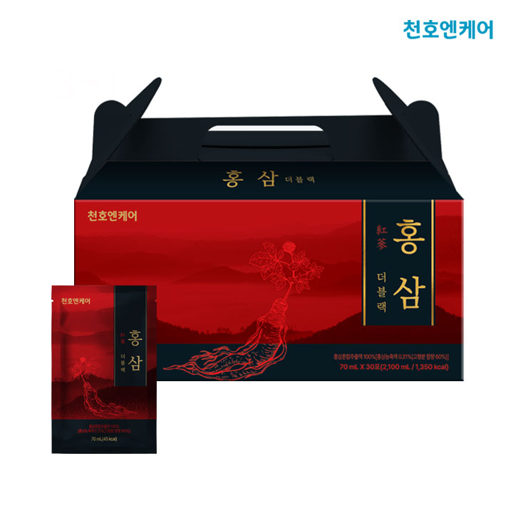 [천호엔케어] 홍삼더블랙 70ml x 30팩