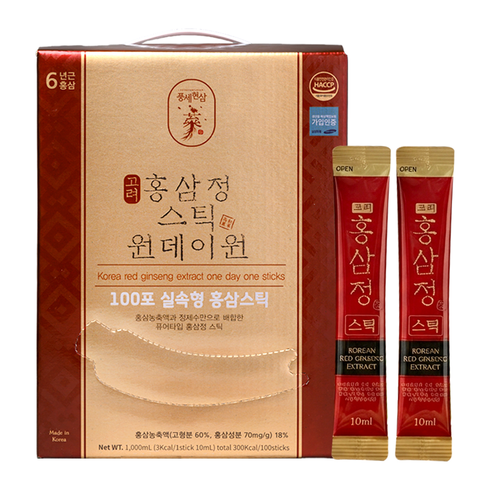 고려홍삼정 스틱 원데이원 1000mL (10ml x 100포)