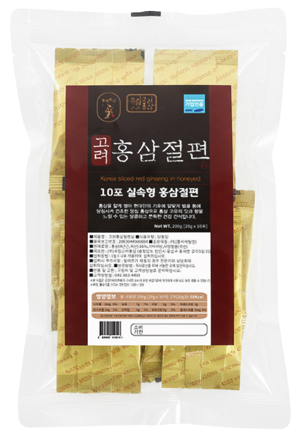 고려 홍삼절편 실속형 200g (20gx10개입)