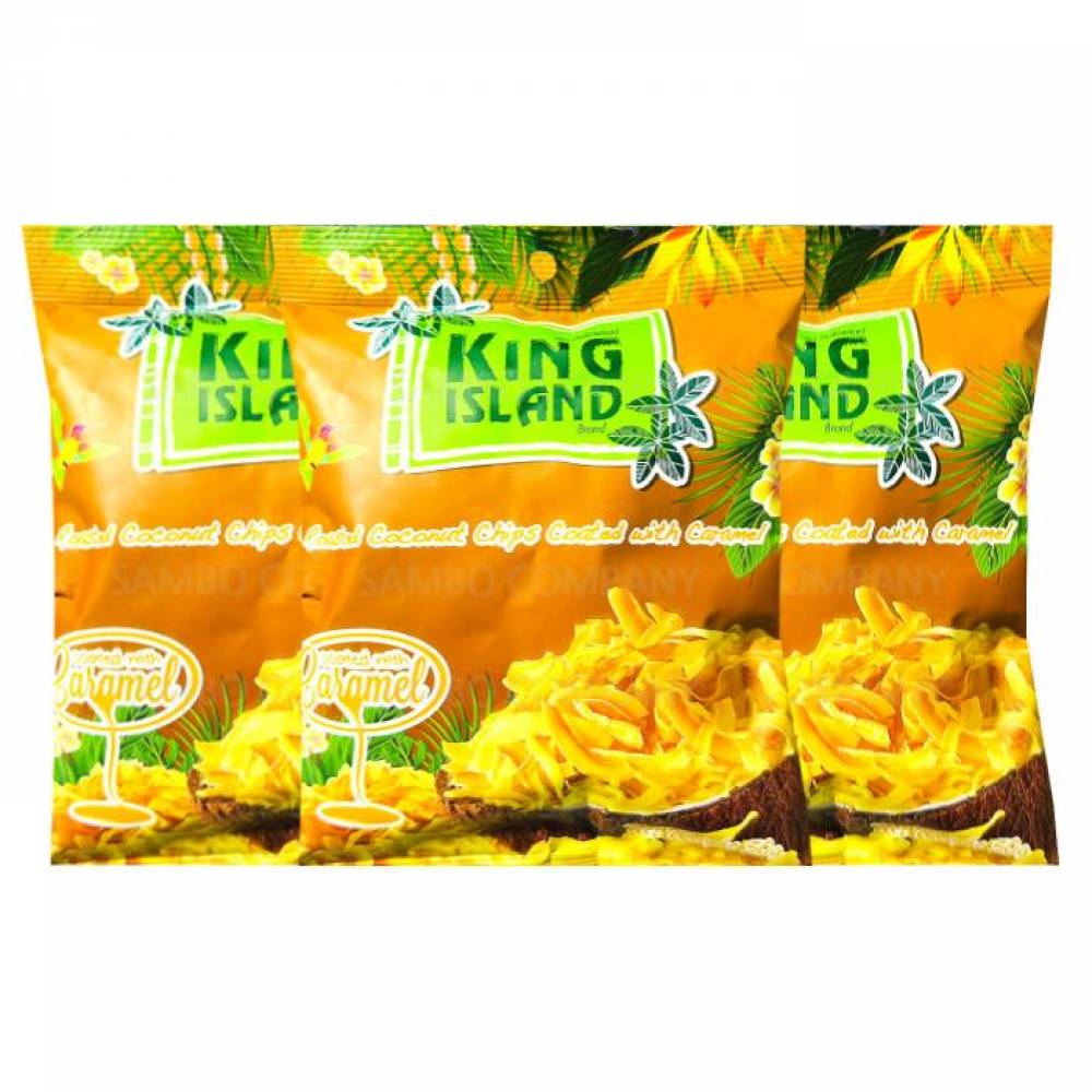 킹아일랜드카라멜맛코코넛칩 카라멜맛코코넛칩X3개
