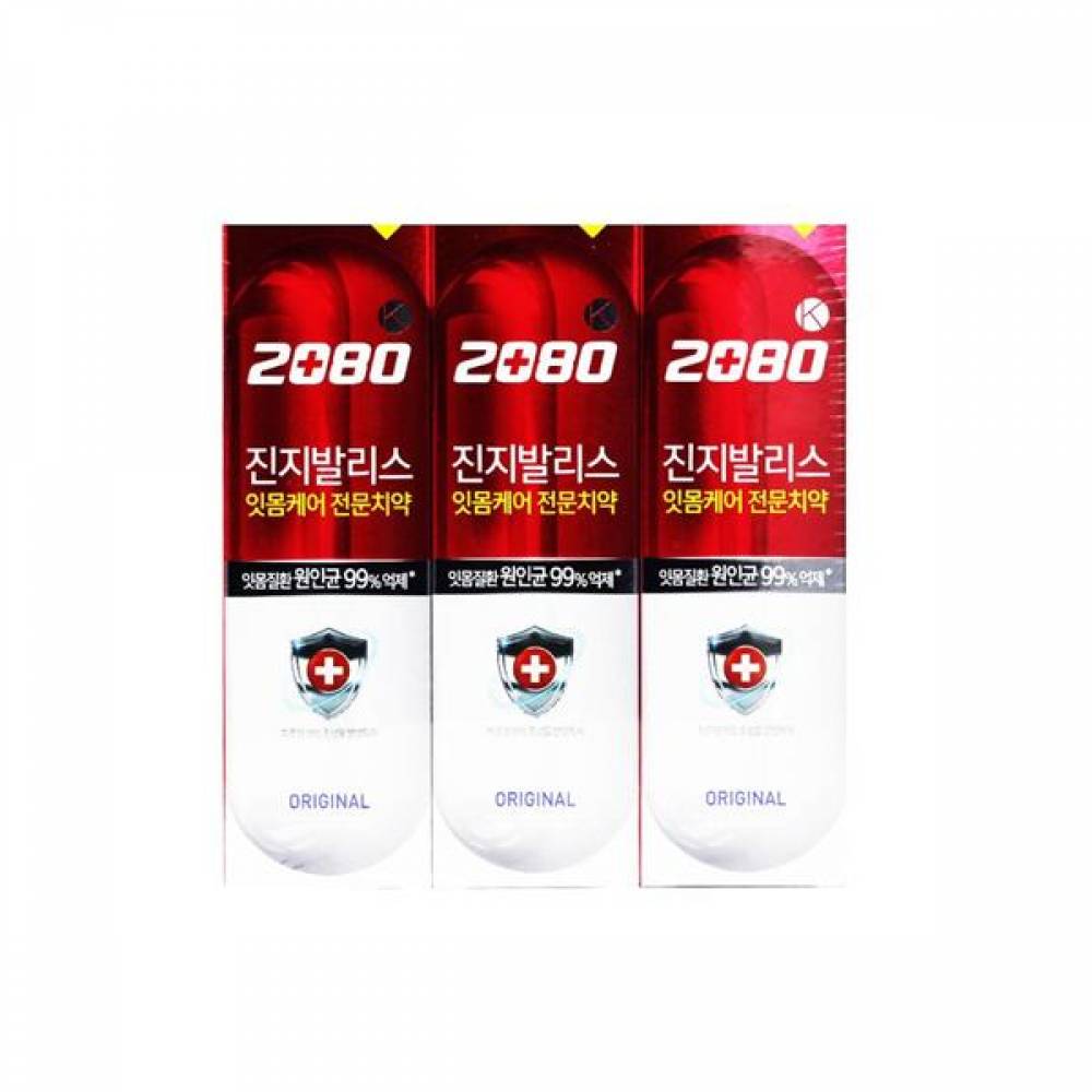 BTM 2080 진지발리스 치약 기획 허블민트 120gx3
