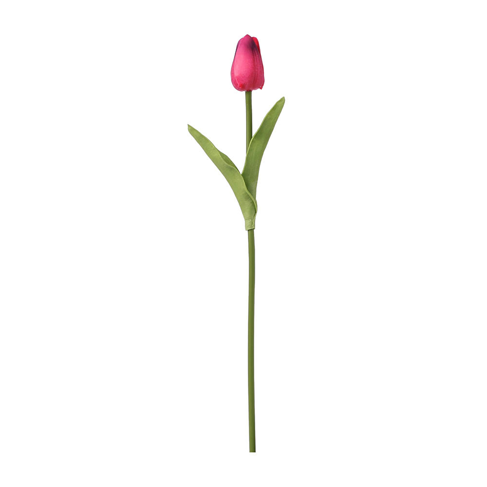 피어나 한송이 튤립조화(체리핑크) 인테리어조화