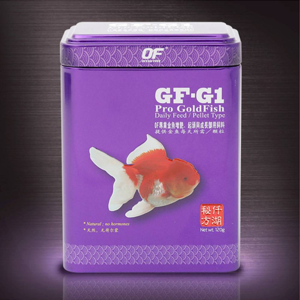 오션프리 프로 골드피쉬 GF-G1 금붕어 사료 120g