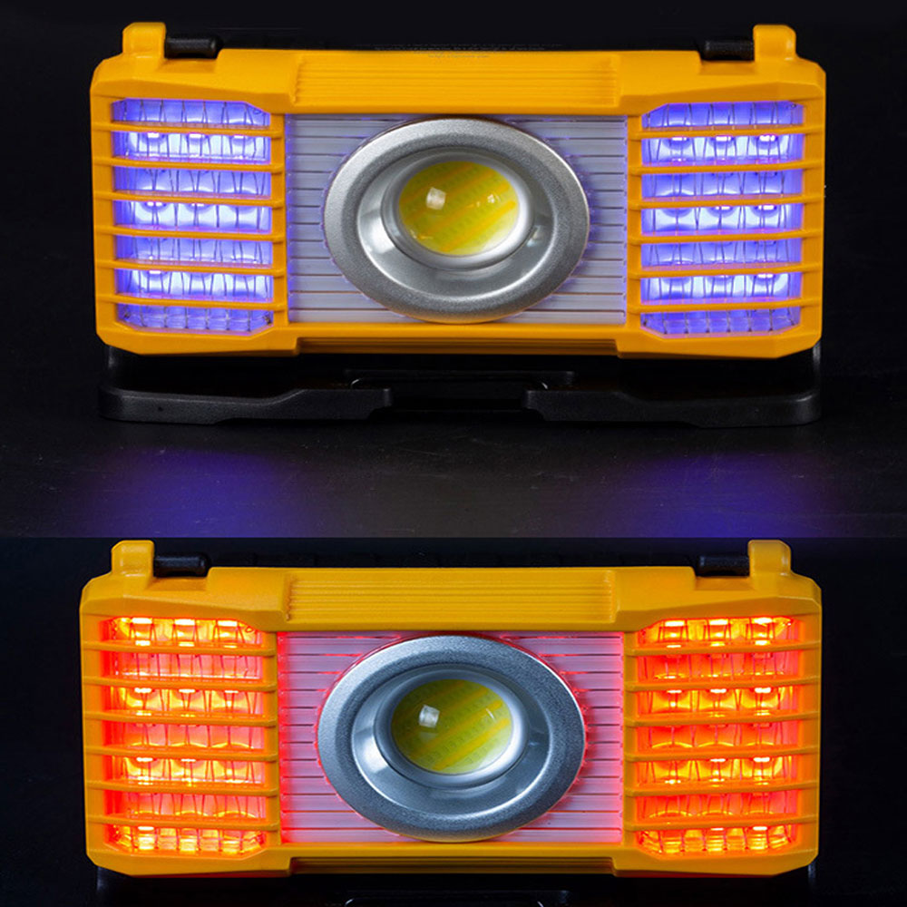 LED COB 충전식 멀티 캠핑 랜턴 작업등 포충기 W880