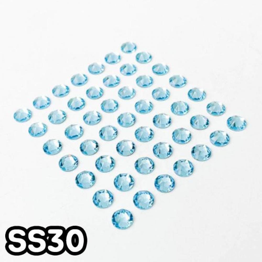 GGD 2088 평스톤-아쿠아마린 SS30 10개