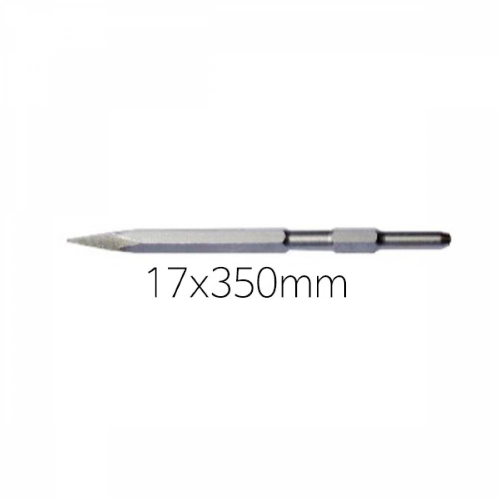 편한손 육각노미 포인트치즐용 파괴함마용 17x350mm