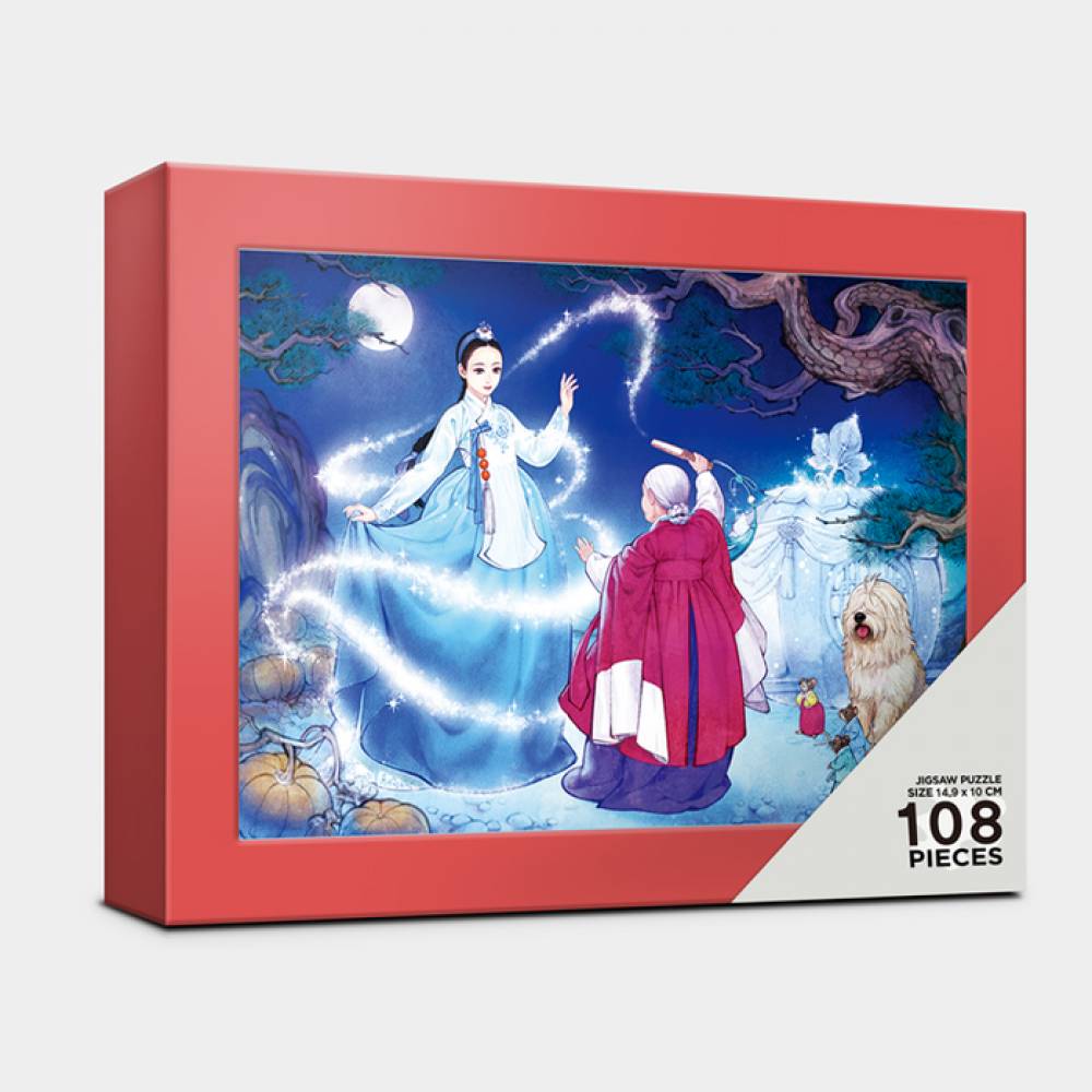 108피스퍼즐 신데렐라 액자 케이스 알록 AL108-16