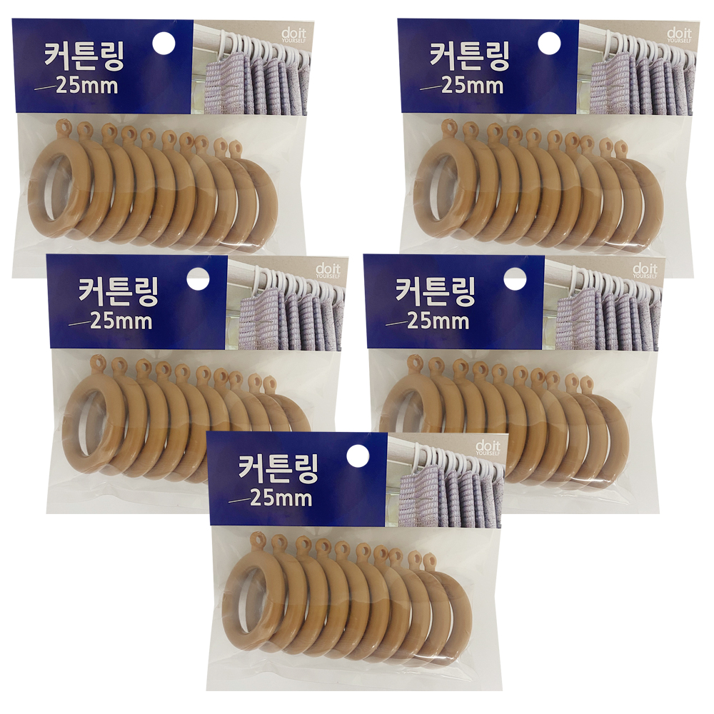 민광 커튼링(25mm K-342)x(5개) 커텐링 커튼고리