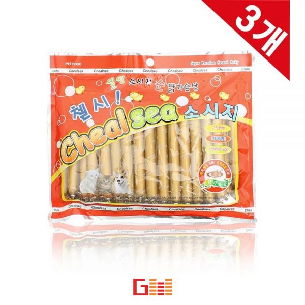 애견 애완용 건강 영양간식 소시지 28P x 3개