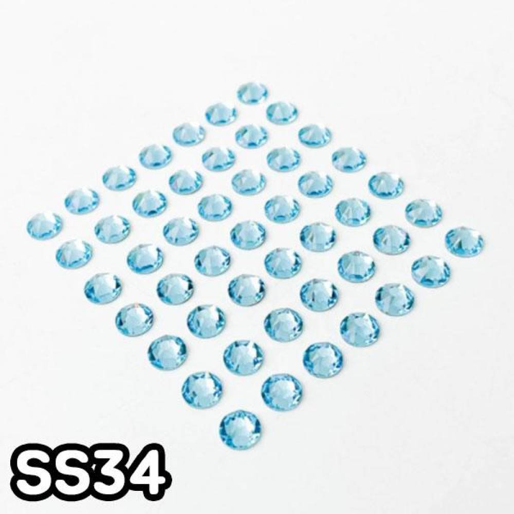 GGD 2088 평스톤-아쿠아마린 SS34 10개