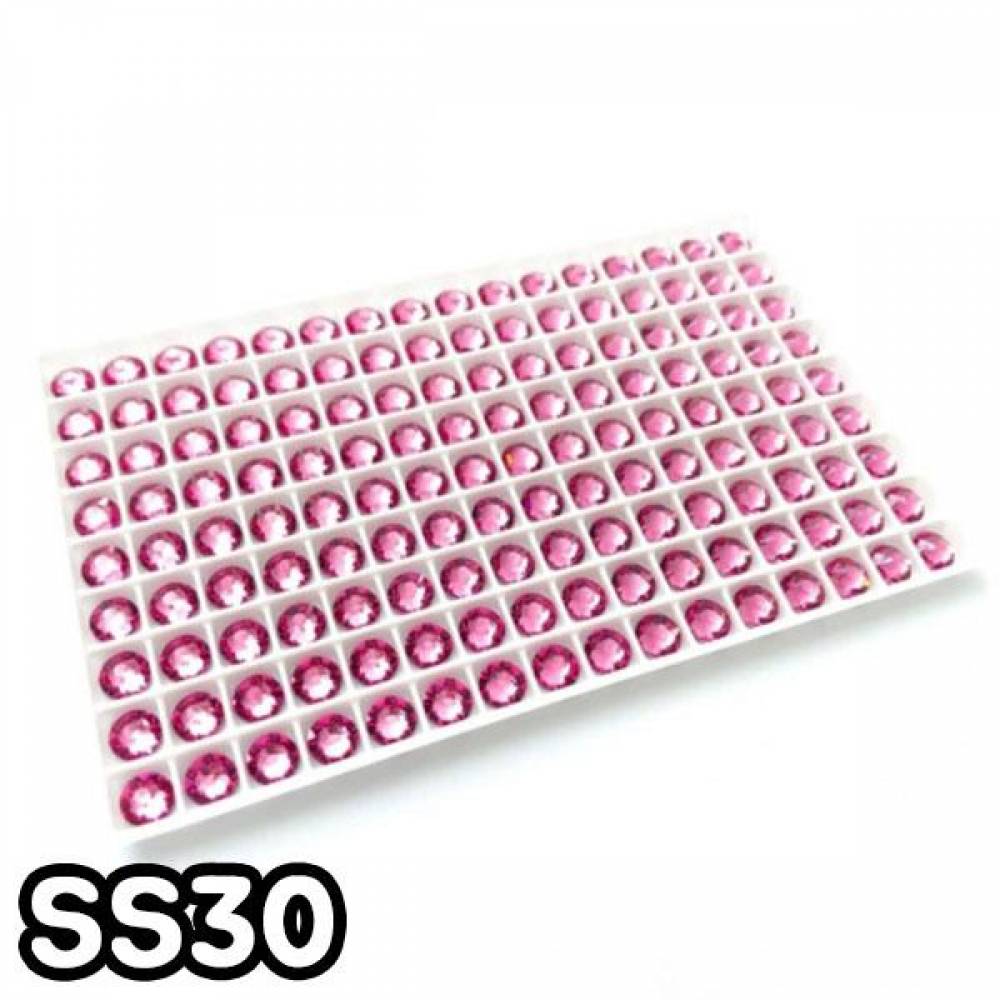 GGD 스와로브스키 2088 평스톤 - 로즈 SS30 10개