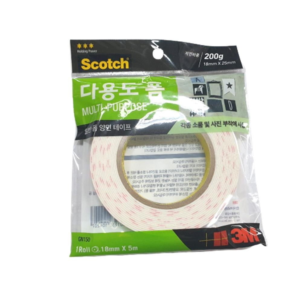3M 벽면 소품 사진 부착 초강력 폼 양면테이프 연결