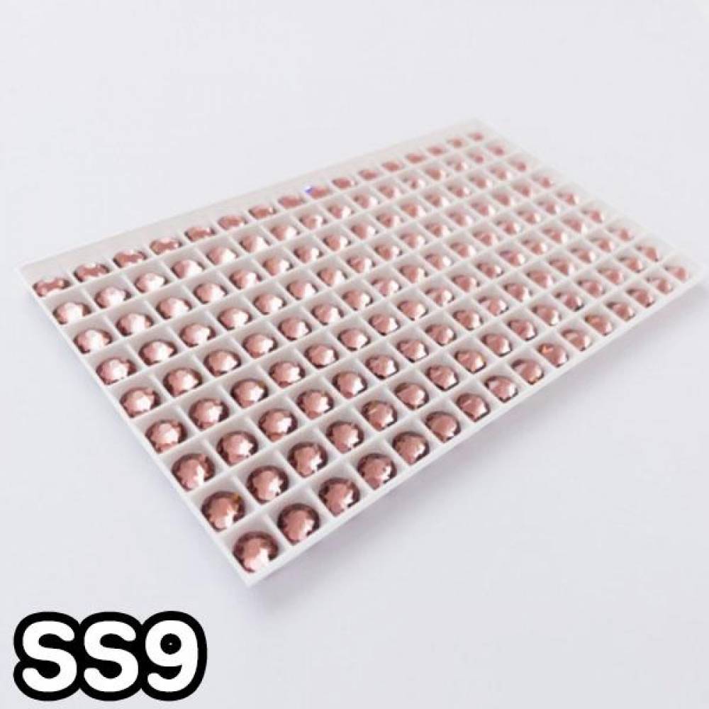GGD 스와로브스키 평스톤-블러쉬로즈 SS9 30개