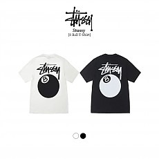 [100%정품] [Stussy] 스투시 8볼 반팔 티셔츠(블랙, 화이트 / S~XL)