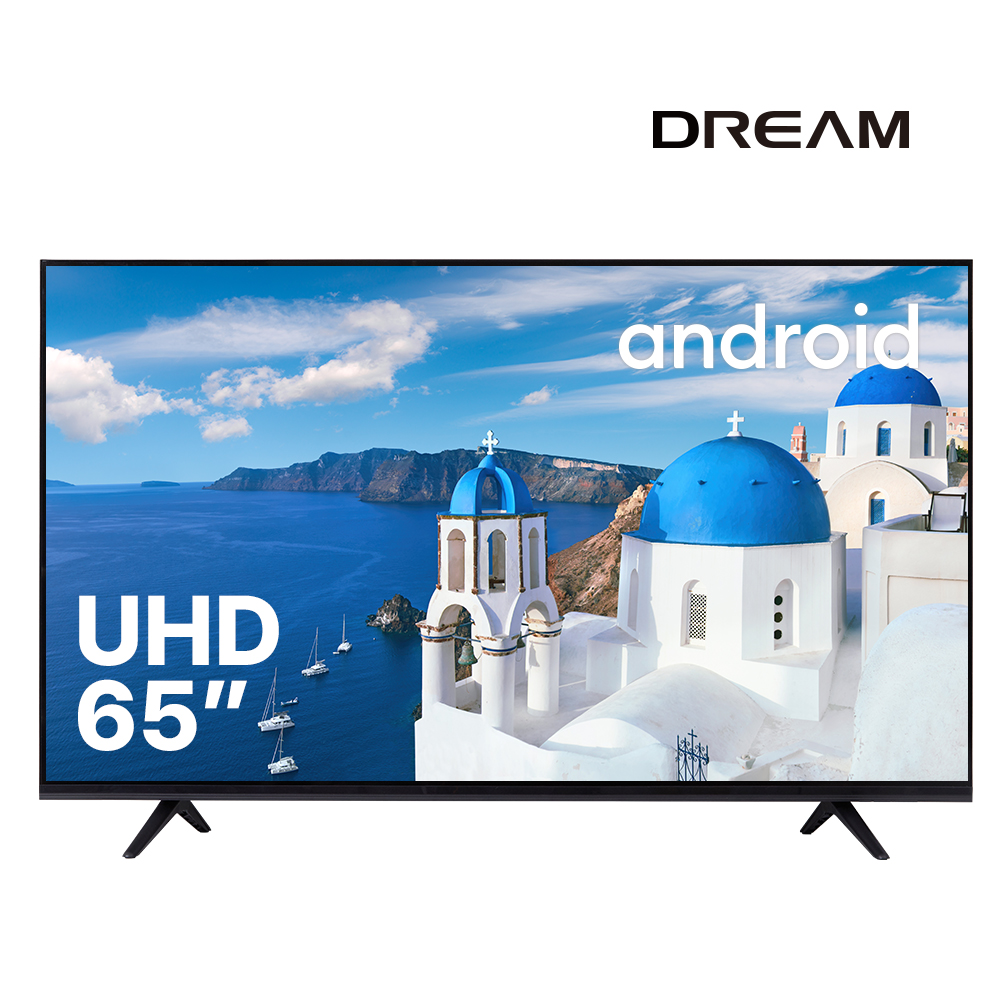 [더드림TV] 65인치 구글 스마트  UHD LED TV 기사방문 상하 벽걸이 설치