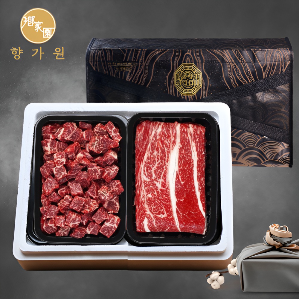 [향가원] 1등급한우 정육선물세트6호 800g(400g*2ea)