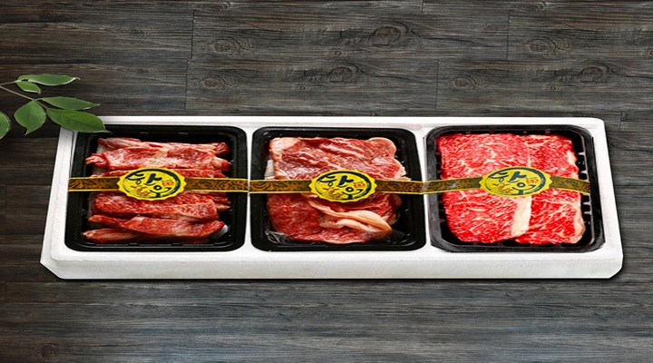 [태백한우] 1등급 태백 한우 거세우 고급 선물세트 (안심300g + 채끝300g + 갈비살300g)