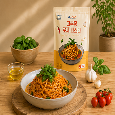 케이맛스타 고추장 로제파스타 밀키트 1인
