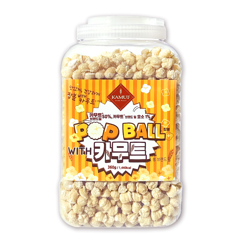 [남양H&B] 카무트 팝볼 + 360g 곡물팝 간식 영양간식 건강간식 곡물