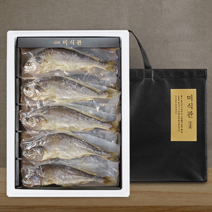 [미식관] 영광법성포 손질 자숙 특대 부세보리굴비 선물세트 10미/미당 30-32cm/내장 및 아가미제거