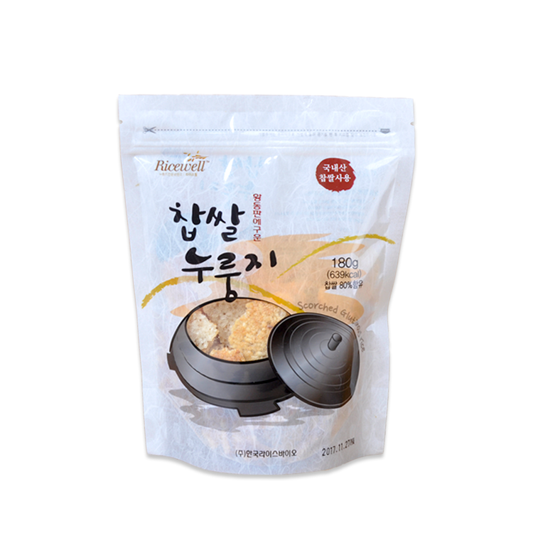 [라이스웰] 황동판에 구운 찹쌀 누룽지 1kg x 3개 누룽지과자 누룽지팝 황동판누룽지 간식