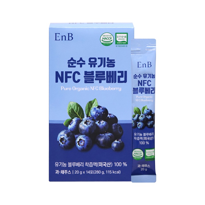 [EnB] 순수 유기농 NFC 블루베리 20g x 14포 14포 x 2개