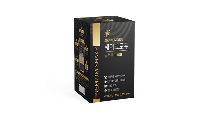 [쉐이크모두] 블랙푸드 선식 + 2박스 + 보틀 식사대용선식 선식쉐이크 선식가루 영양식 곡물쉐이크