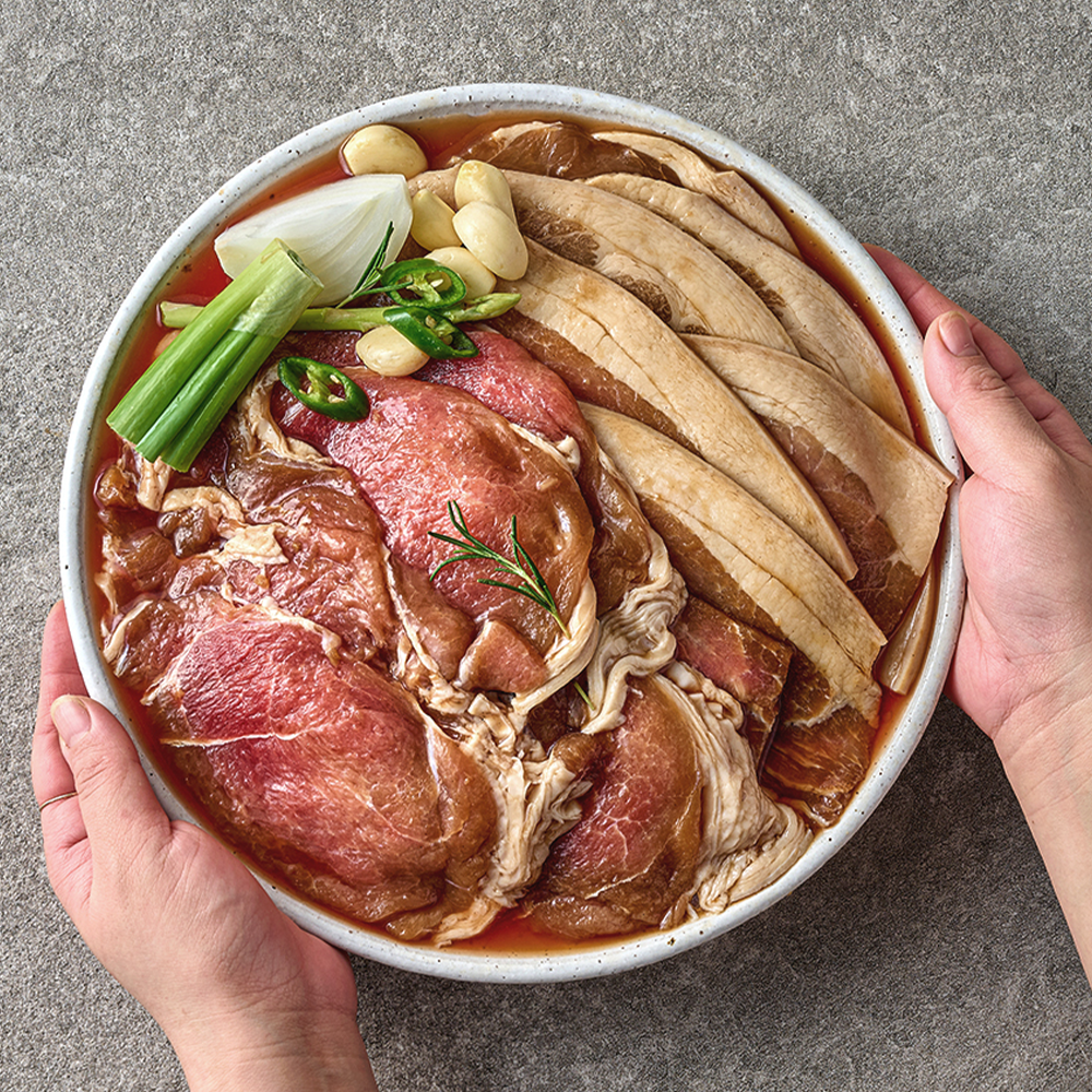 [동천비상] 제주 흑돼지 왕구이 1kg + 1kg 흑돼지구이 구이세트 돼지고기 고기구이 캠핑고기