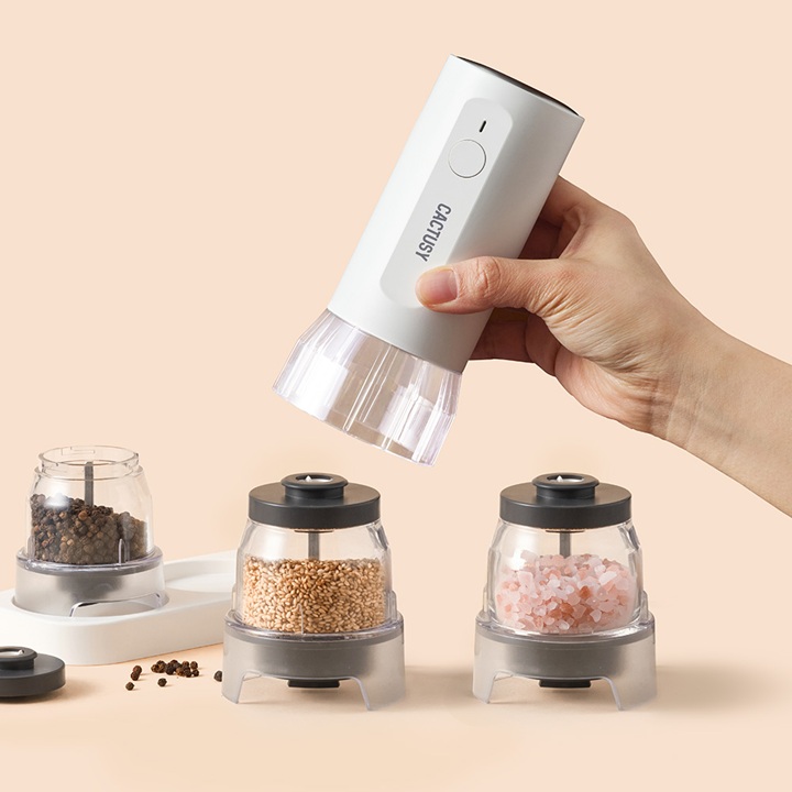 [캑터시] 후추분쇄기 (CY-GM3100SRS) 전동후추분쇄기 자동후추분쇄기 소금후추분쇄기 그라인더 전동그라인더