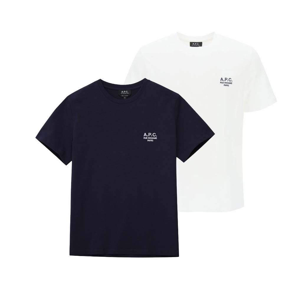 [APC] 아페쎄 레이몬드 반팔티(블랙, 화이트 / L~XL)