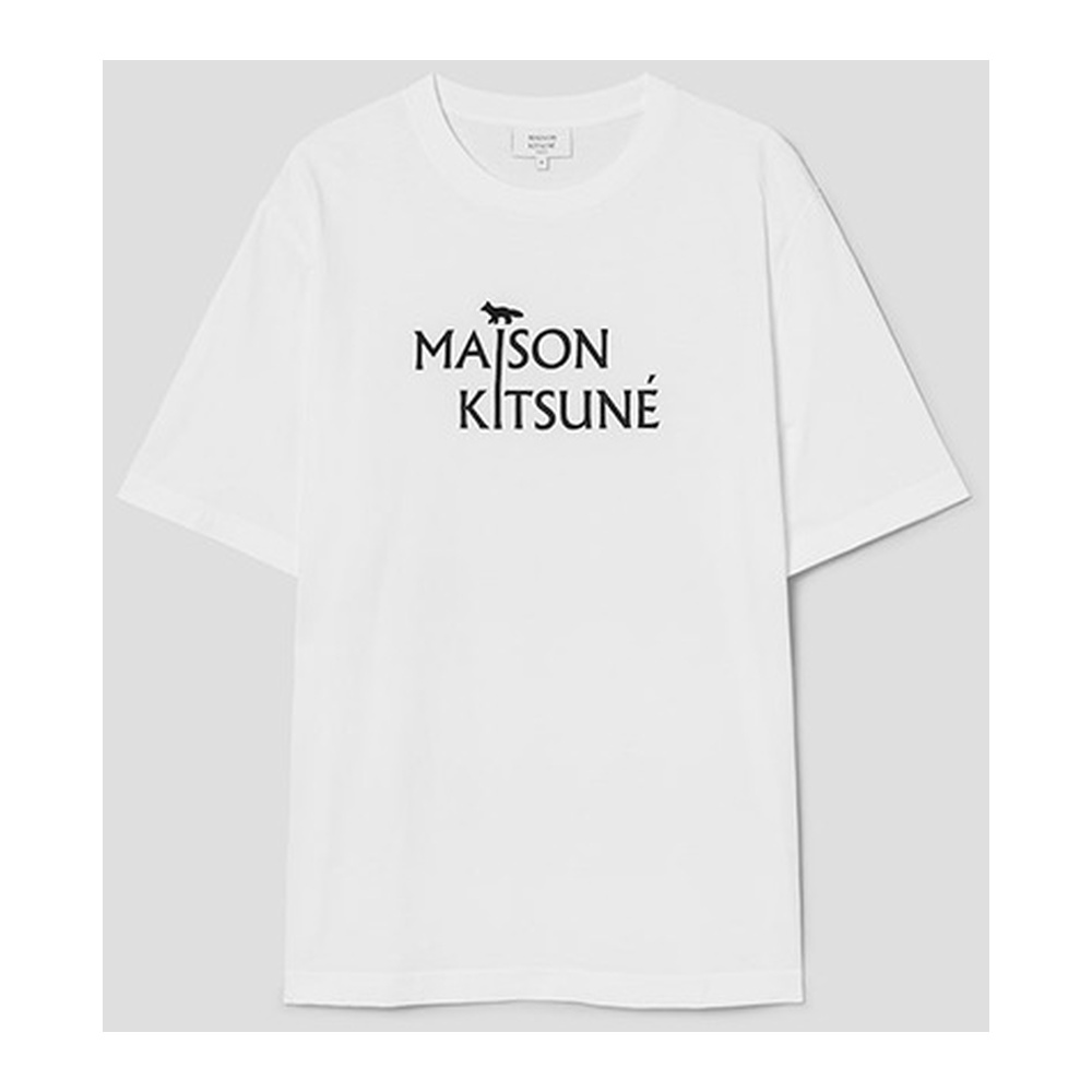 [Maison Kitsune] 메종키츠네 메종로고 필러 반팔티(화이트 S~XL)