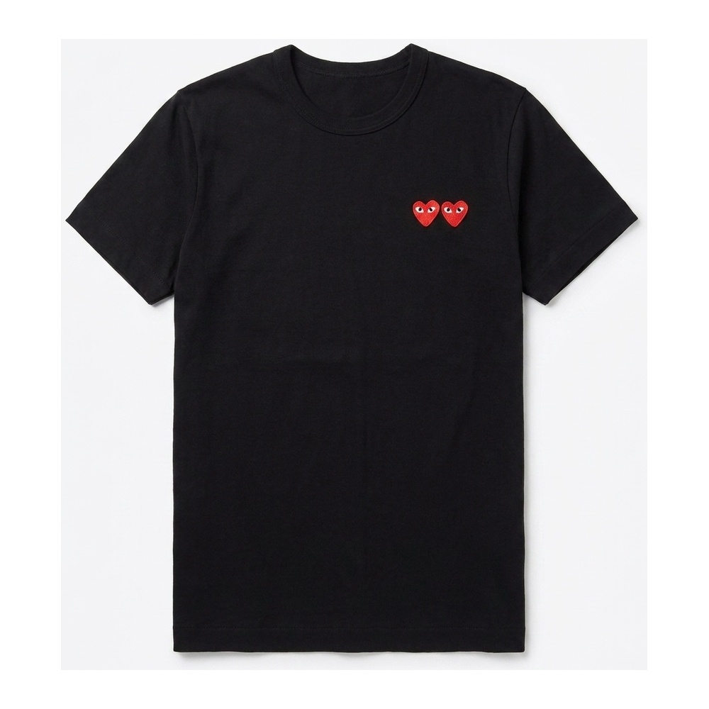 [CDG] 꼼데가르송 더블로고 반팔 AX-T226-051(블랙, 그레이 S~2XL)