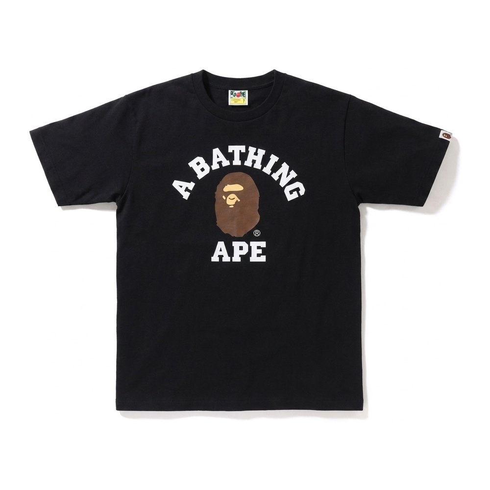[BAPE] 베이프 컬리지 반팔티(블랙, 화이트 S~XL)