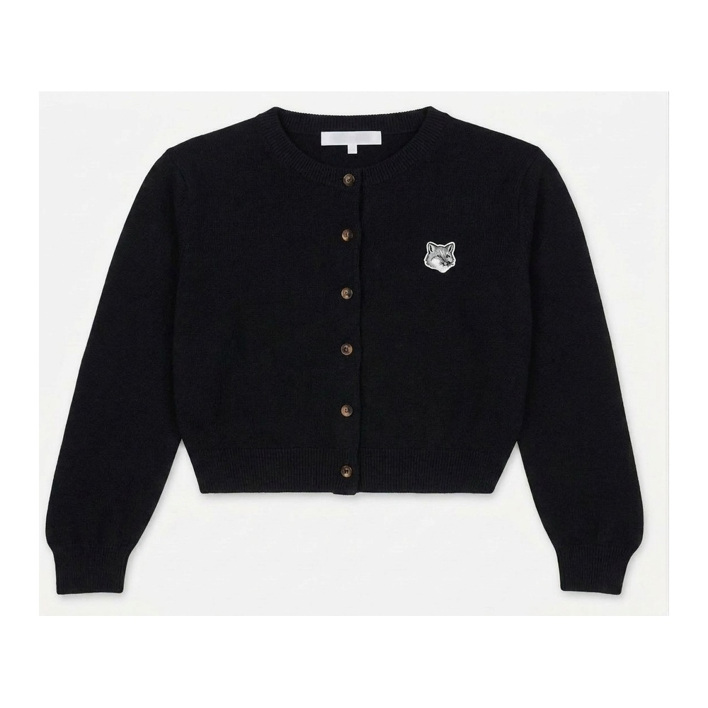 [Maison Kitsune] 메종키츠네 여성 피마 라운드 가디건(블랙, 네이비, 그레이, 베이지 S~XL)